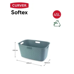Curver Softex Wasbox met Deksel + Wasmand< Opbergen