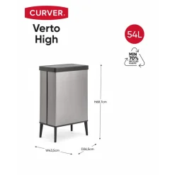 Curver Verto High Prullenbak< Prullenbakken