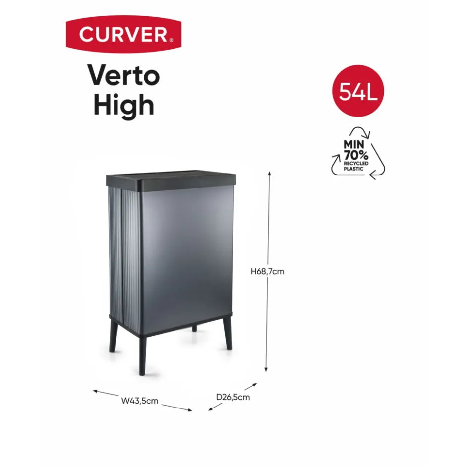 Curver Verto High Prullenbak< Prullenbakken