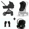 Eos Basic Kinderwagen met Autostoel Aton B2 en Adapterset|Cybex Outlet