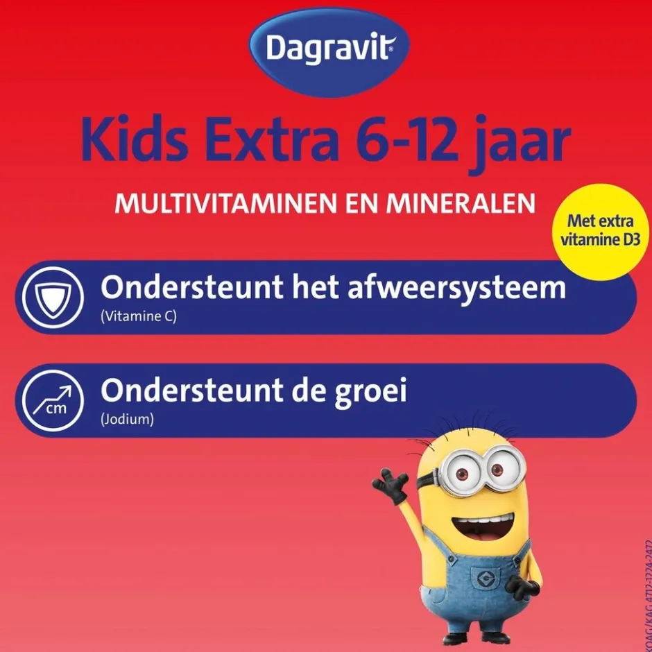 Dagravit Kids Multivitaminen Minions Gummies< Baby En Kind Gezondheid|Vitamines