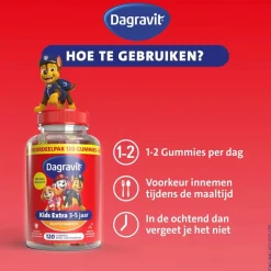Kids Multivitaminen Paw Patrol Gummies|Dagravit Hot