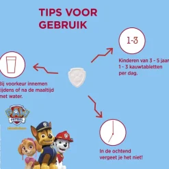 Dagravit Kids-Xtra Paw Patrol 3-5 jaar Kauwtabletten< Baby En Kind Gezondheid|Vitamines