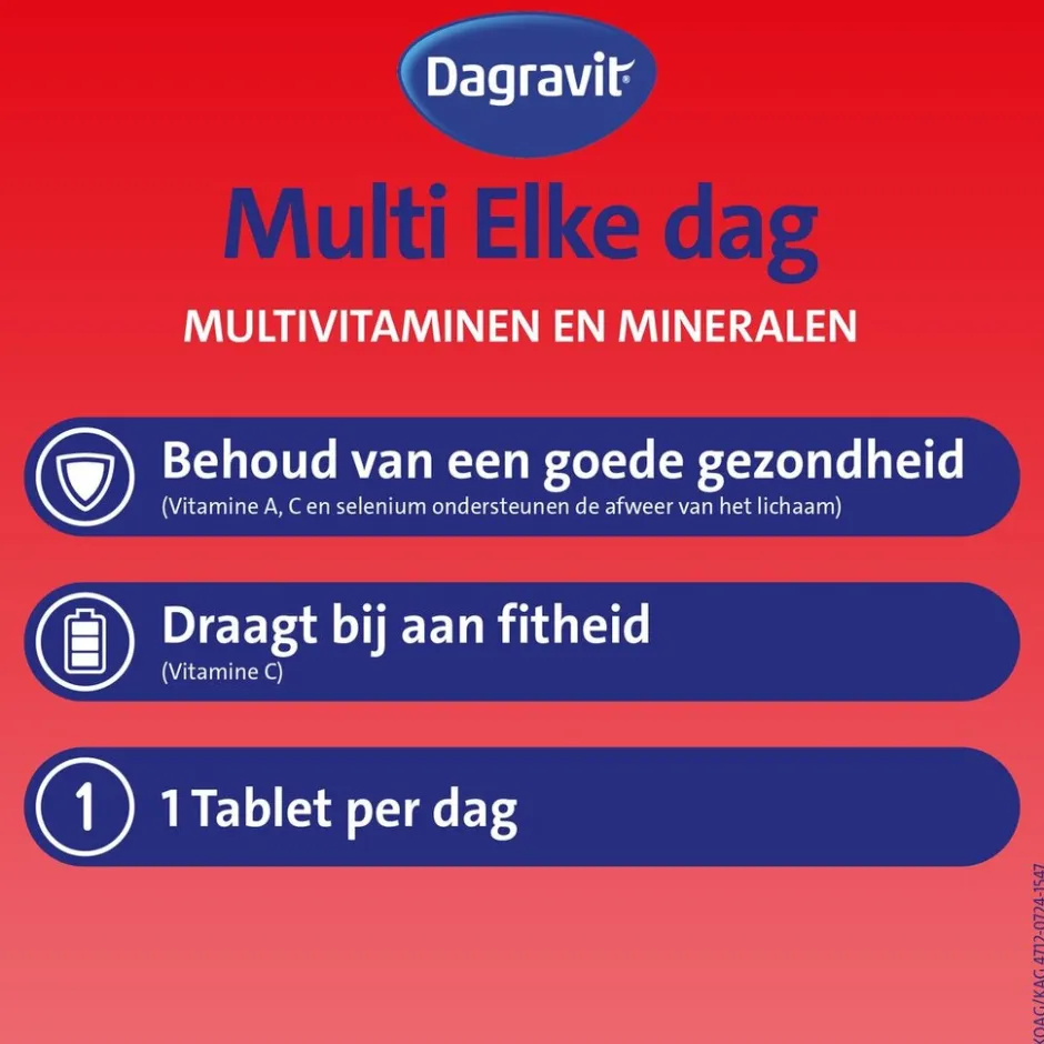 Dagravit Multi Elke Dag Tabletten< Vitamines
