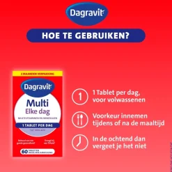 Dagravit Multi Elke Dag Tabletten< Vitamines