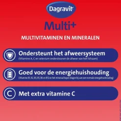 Dagravit Totaal 30 Multivitaminen en Mineralen Dragees< Vitamines