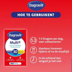 Dagravit Totaal 30 Multivitaminen Dragees< Vitamines