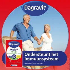 Totaal 30 Vitaal 60+ Multivitaminen Tabletten|Dagravit Discount