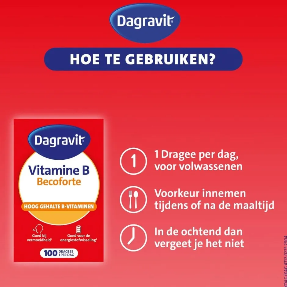 Dagravit Vitamine B Becoforte Dragees< Vitamines