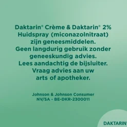 Daktarin 20mg/g Miconazolnitraat Crème bij Schimmelinfecties< Voetschimmel|Huidbehandeling