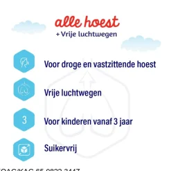 Dampo Alle Hoest + Vrije Luchtwegen Suikervrije Kindersiroop< Baby En Kind Gezondheid|Luchtwegen