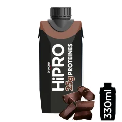 DANONE HiPRO Chocolade Proteïneshake Voordeelverpakking 8 x 330ml< Sportdrank