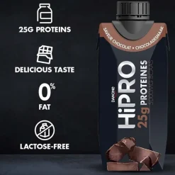 DANONE HiPRO Chocolade Proteïneshake Voordeelverpakking 32 x 330ml| Clearance