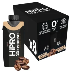 DANONE HiPRO Koffie Proteïneshake Voordeelverpakking 8 x 330ml| Clearance