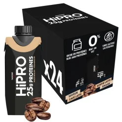 DANONE HiPRO Koffie Proteïneshake Voordeelverpakking 24 x 330ml< Sportdrank