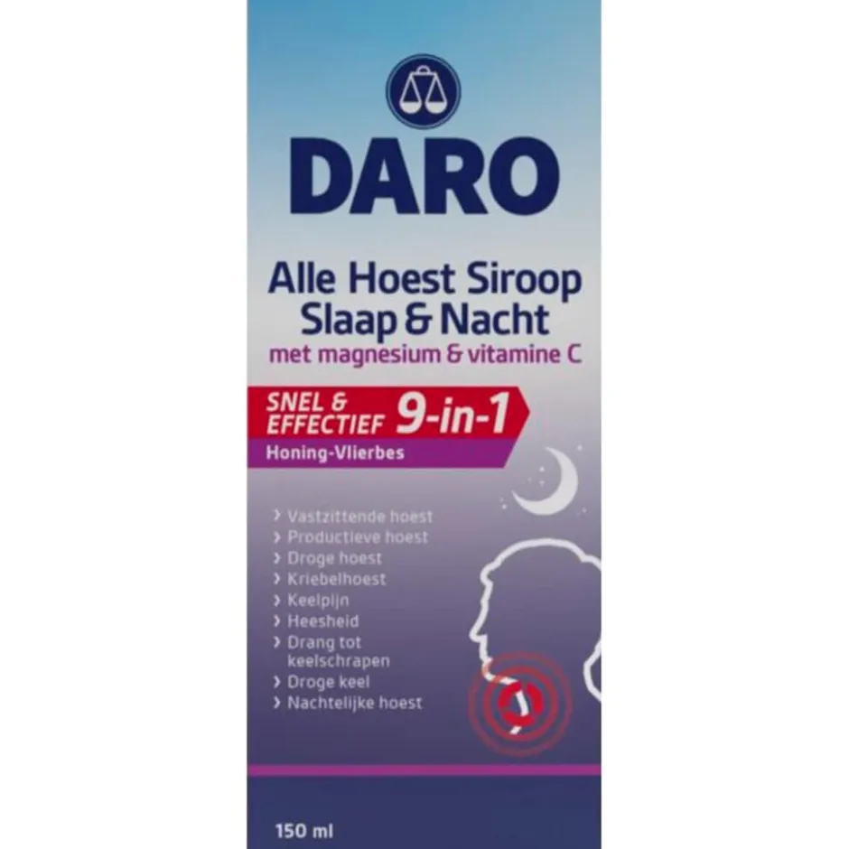 Alle Hoest Siroop Slaap & Nacht Hoestsiroop|Daro Sale