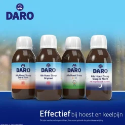 Daro Extra Sterk Alle Hoest Siroop met Vitamine C< Luchtwegen