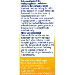 Davitamine Vitamine K Olie|Davitamon Hot