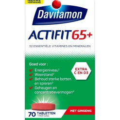 Davitamon Actifit 65+ Tabletten< Weerstand En Energie|Botten En Spieren