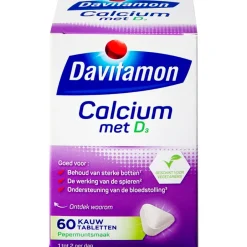 Calcium met Vitamine D3 Pepermunt Kauwtabletten|Davitamon Clearance