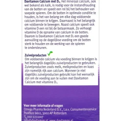 Calcium met Vitamine D3 Pepermunt Kauwtabletten|Davitamon Clearance