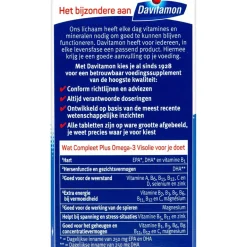 Davitamon Compleet Omega-3 Visolie Capsules< Visolie|Omega 3