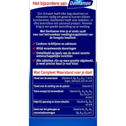 Davitamon Compleet Weerstand Dragees< Weerstand En Energie|Vitamines