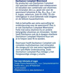 Davitamon Compleet Weerstand Dragees< Weerstand En Energie|Vitamines