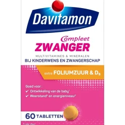 Davitamon Compleet Zwanger Tabletten< Zwangerschapssupplementen