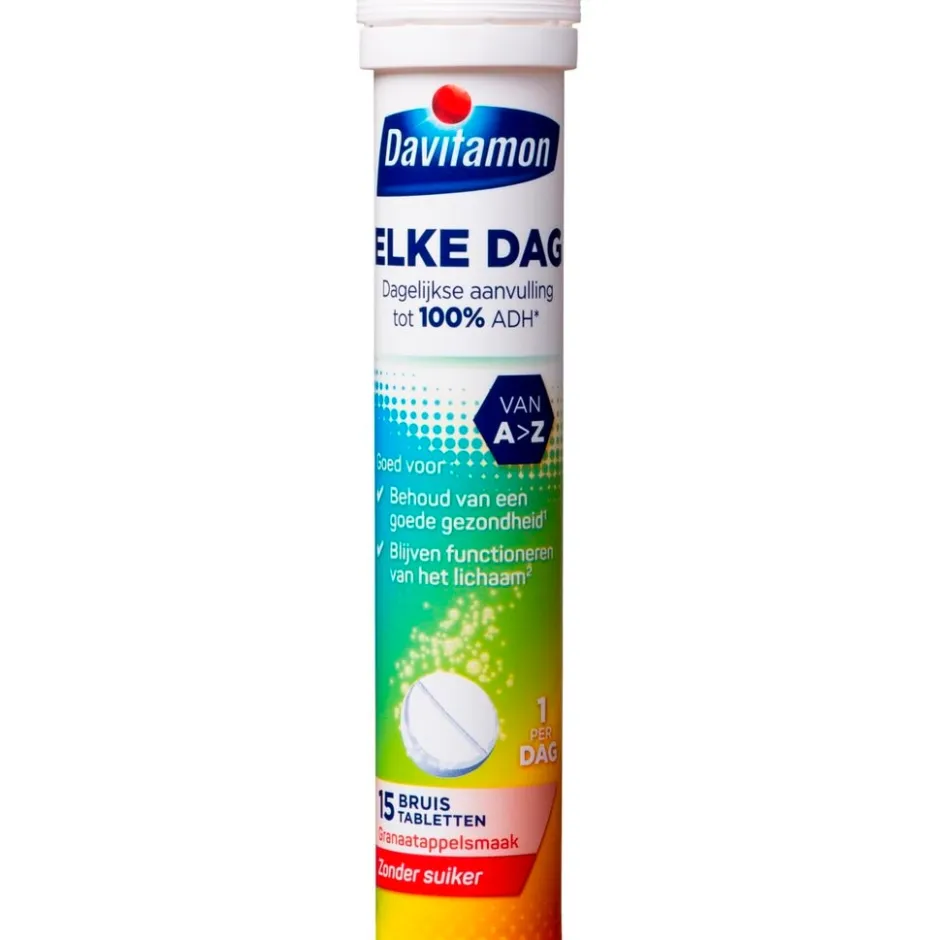 Davitamon Elke Dag Bruistabletten< Vitamines