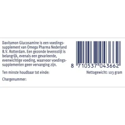 Glucosamine Tabletten|Davitamon Best