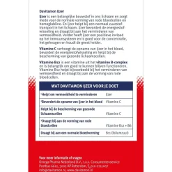 Davitamon Ijzer met Vitamine C en B12 Tabletten< Mineralen