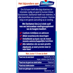 Junior 1-3 Aardbei Smelttabletten|Davitamon Online