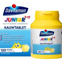 Junior 3-12 Banaan Kauwtabletten|Davitamon Best