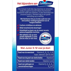 Junior 3+ Framboos Kauwtabletten|Davitamon Sale