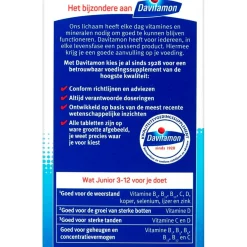 Junior 3+ Multifruit Kauwtabletten|Davitamon New