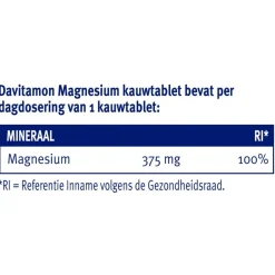 Davitamon Magnesium Kauwtabletten< Mineralen