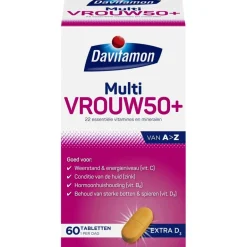 Davitamon Multi Vrouw 50+ Tabletten< Weerstand En Energie|Vitamines