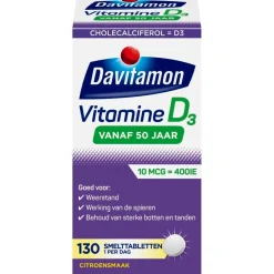 Vitamine D 50+ Smelttabletten|Davitamon Discount