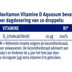 Vitamine D Aquosum Baby en Kind|Davitamon Discount