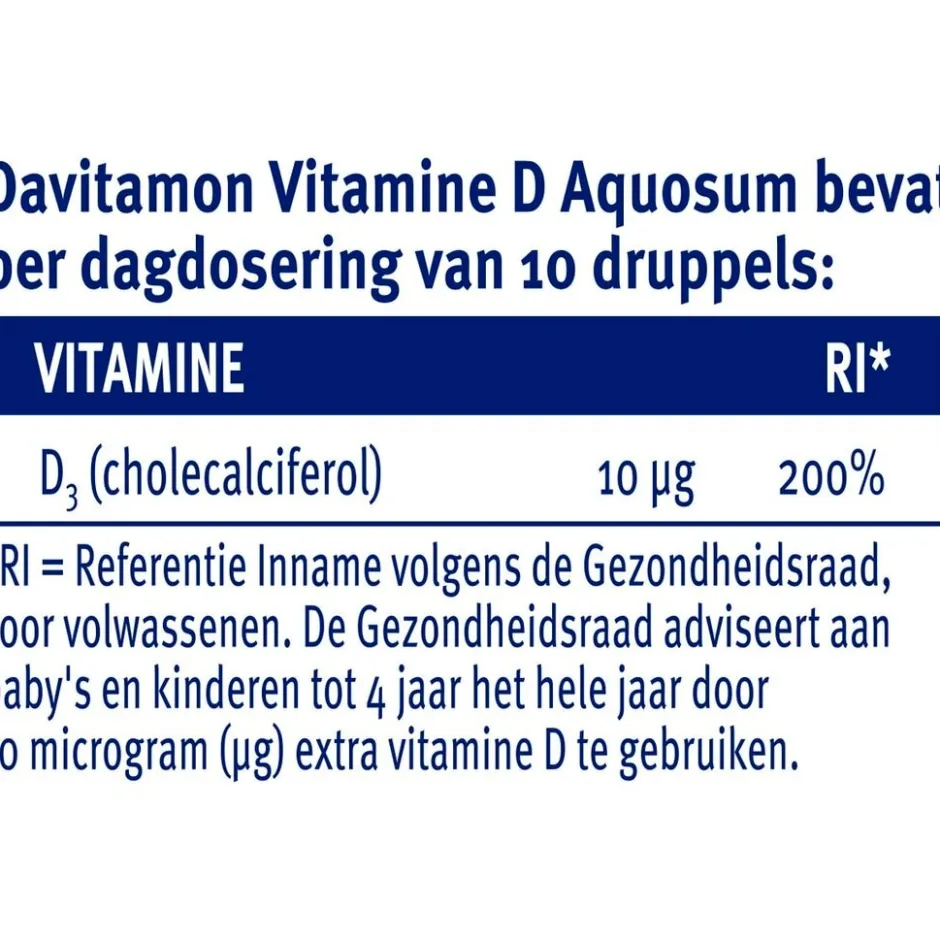 Vitamine D Aquosum Baby en Kind|Davitamon Discount