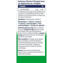 Davitamon Vitamine D Druppels< Baby En Kind Gezondheid|Vitamines