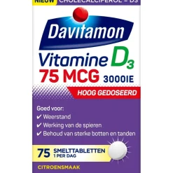 Vitamine D3 75mcg Smelttabletten|Davitamon Clearance