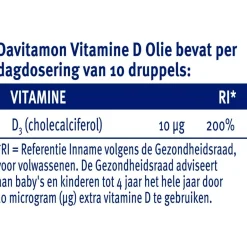 Davitamon Vitamine D Olie voor Baby en Kind< Baby En Kind Gezondheid|Botten En Spieren