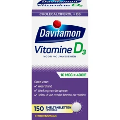 Davitamon Vitamine D Smelttabletten< Vitamines