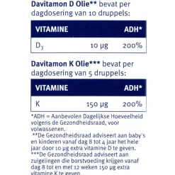 Vitamine K en D Olie|Davitamon Sale