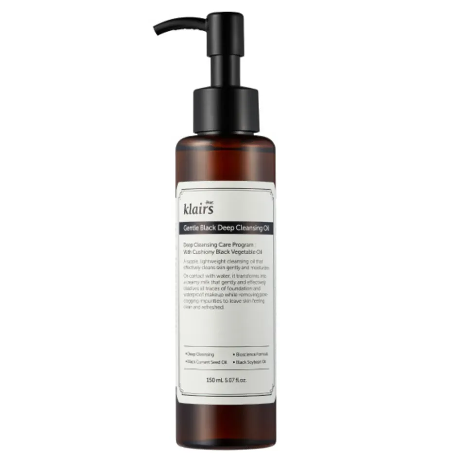 Dear, Klairs Gentle Black Deep Cleansing Oil< Korean Skincare|Gezichtsreiniging