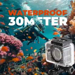 Denver ACT324 Action Camera HD incl. accessoires< Camera’S