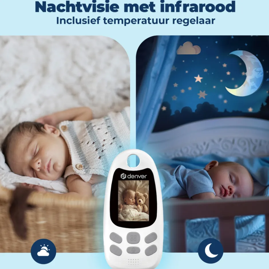 BC250 Babyfoon met Camera met Nachtvisie|Denver Online