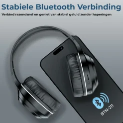 BTN211 Bluetooth Koptelefoon met active noise canceling|Denver Discount